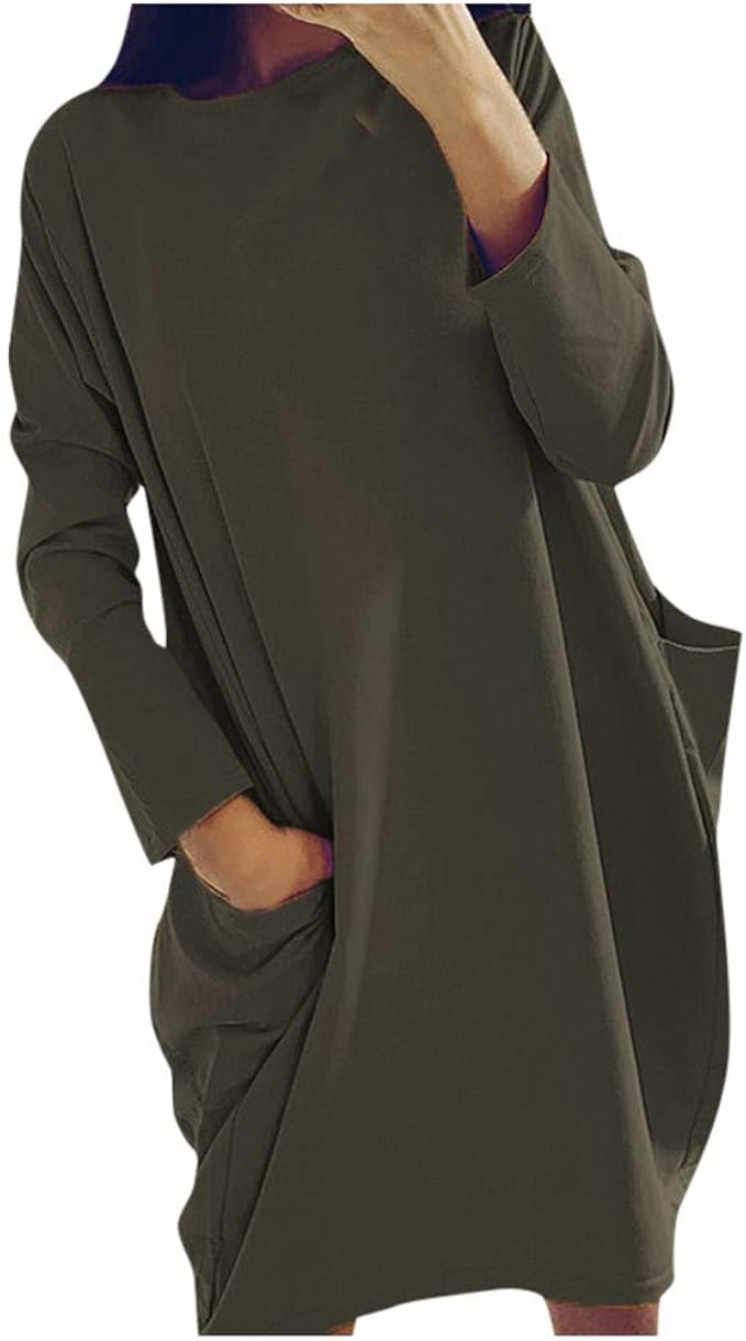 Skaterkleid Langarm Casual Skaterkleid Langarm Casual