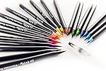 GoArtPro Watercolor Brush Pens | Set of 20 Color Soft Flexible Real Brush Tip Markers + Water Brush Pen | Perfect for Adult Coloring Books, Manga, Comic, Calligraphy