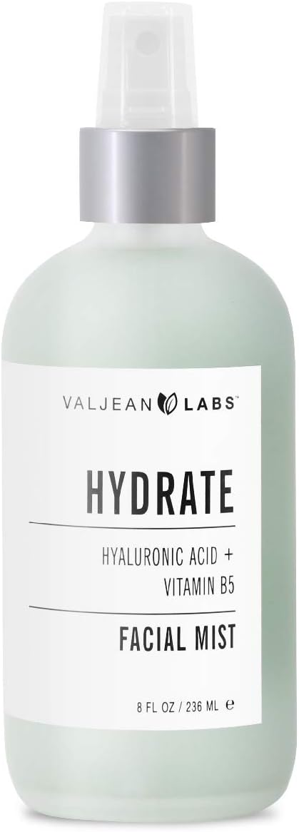 Valjean Labs Face Mist - Hydrate, Hyaluronic Acid and Vtamin B5 (4 fl oz)
