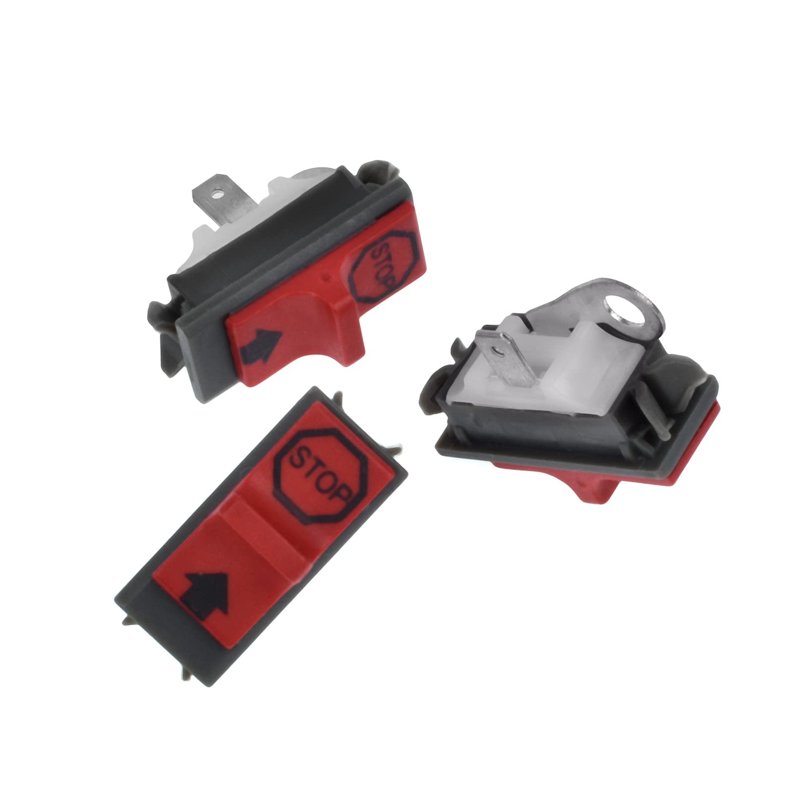 Cancanle 3 Pieces On-Off Kill Stop Switch for Husqvarna 50 51 55 61 142 137 254 257 261 262 268 272 281 288 3120 Chainsaw