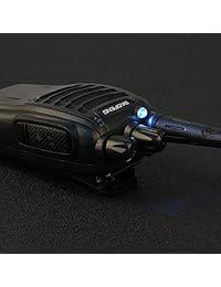 Walkie Talkie Baofeng Walkie Talkie recargable de largo alcance para adultos Juego de radio bidireccional 16 Canal 5 Alcance de 5 km 400 470 MHz Transceptor de mano Walky Talky con baterías Auricular (paquete de 2)