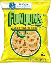 Funyuns Onion Flavored Snacks, 2.375 Ounce