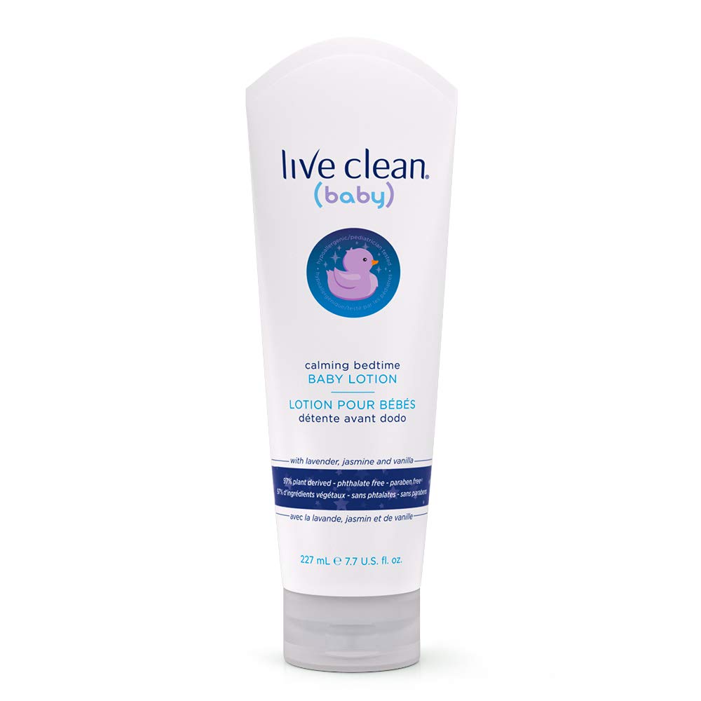 Live Clean Baby Calming Bedtime Lotion, 7.7 oz.
