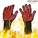 BBQ Grill Gloves [1472℉ NEWEST] EN407/EN420 CE Heat Resistant - Oven Silicone Glove Fireproof for Smoker Baking - High-temp Barbecue Grilling Potholders - Heat-insulated Cooking Mitt, X-Long