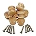Bezall 10pcs 24mm Natural Wooden Cabinet Drawer Cupboard Wardrobe Door Knobs Pull Handle Furniture Hardware