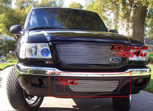 APS F85435A Polished Aluminum Billet Grille Replacement for select Ford Ranger Models