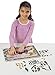 Melissa & Doug Peel and Press Sticker by Number Activity Kit: Dinosaur Dusk - 70+ Stickers, Frame