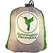 Hummingbird Hammocks Double Hammock Gray and Forest Green