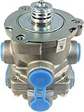 TORQUE E-6 Dual Circuit Foot Brake Control Valve (Replaces Bendix Haldex 286171, 286171X, 286171RX Midland KN22150, KN22150X) (TR286171)