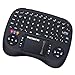 VicTsing 2.4GHz Mini Wireless Keyboard with Touchpad Mouse Below Designed, Long Battery Life, Handheld Remote Control Keyboard Perfect for Raspberry Pi 3/PC/Android TV Box/HTPC/X-Box -Black
