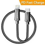 USB Type-C to Lightning Cable, Fast Charger and data. USB C to Lightning Cable for iPhone X 7 and New MacBook [FAST CHARGE ] USBC Cable for iPhone X 8