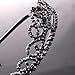 Wedding Bridal Black Rhinestone Tiara Crown Comb Hair Clips Headband for Women Accessory Christmas Halloween Party