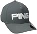 Ping Mens Tour Structured Men's Hat, Dark Grey/White S/M, Small/Medium