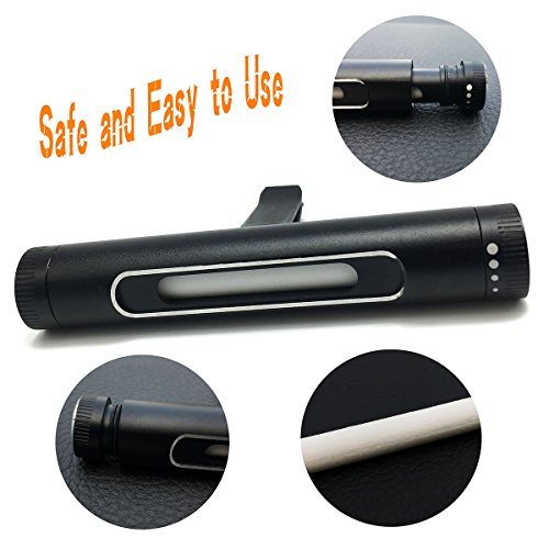 JIANFA Car Air Freshener Car Perfume Vehicle Air Vent Adjustable Aluminum Alloy Fragrance Diffuser Solid Perfume Bedroom/Wardrobe/Pet Houses with 4 Blank Sponge Sticks DIY Your Favorite Perfume