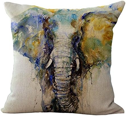 Beautiful Peacock Tail Personalized 18x18 Inch Square Cotton Blend Linen Throw Pillow Case Decor Cushion Covers18"18"