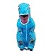 Kids T-Rex Dinosaur Inflatable Costume Halloween Cosplay Blow Up Suit Fancy Dress Outfit for Child (Kids, Blue)