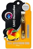 1ml Cartridge 55.7% Hemp/CBD Oil Mango Flavor