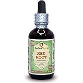 Herbal Terra LLC Red Root (Ceanothus Americanus) Glycerite, Dried Root Bark Alcohol-Free Liquid Extract 2 oz
