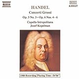 Disco de Georg Friedrich Händel: «Handel: Concerti Grossi, Op. 3 No. 3 & Op. 6 Nos. 4-6» (Anverso)