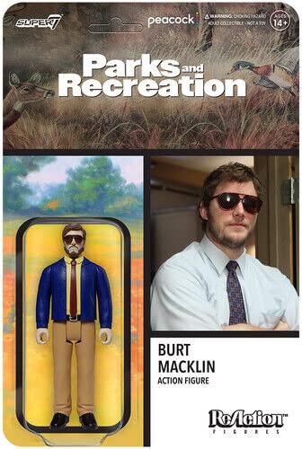 Super7 Parques y Recreación Andy Dwyer (Agente especial Burt Macklin) - Figura de acción de parques y recreación de 3,75 Programa de televisión clásico Coleccionables y juguetes de cultura pop Super7 Parques y Recreación Andy Dwyer (Agente especial Burt Macklin) - Figura de acción de parques y recreación de 3,75 Programa de televisión clásico Coleccionables y juguetes de cultura pop