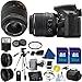 Nikon D5200 DSLR Camera with 18-55mm VR Bundle + 2pcs 16GB Memory Card + Case + Card Reader + Tripod + Starter Kit + Wide Angle + Tele + Flash + U.V. Filter - International Version