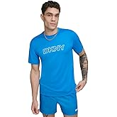 DKNY Mens Short Sleeve Quick Dry 40+ Protection UPF Active Top