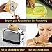 ALAIX Grilled Cheese Toaster Bags Reusable Non Stick Toast Bag Made of Premium Quality Teflon, Safest On The Market – FDA & LFGB Approved Sandwich Bread Make Cheeze Toasties ,Pack of 2 Bags