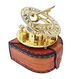 Brass Nautical - Sundial Compass with Intricate