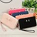 Phone clutch wallet,Charminer Women's Phone Package Bow Long Section Clutch 5.5 Inch Phone Wallets Case with a strap inside Leather Wallet