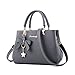 Fantastic Zone Women Handbags Fashion Handbags for Women PU Leather Shoulder Bags Messenger Tote Bags Grey