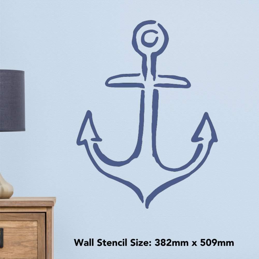 Werkzeuge Ws00022161 Vorlage Gross A2 Schiff Anker Wandschablone Baumarkt Agb Lv