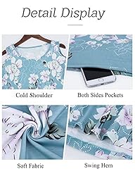 Cold Shoulder Dresses for Women Casual