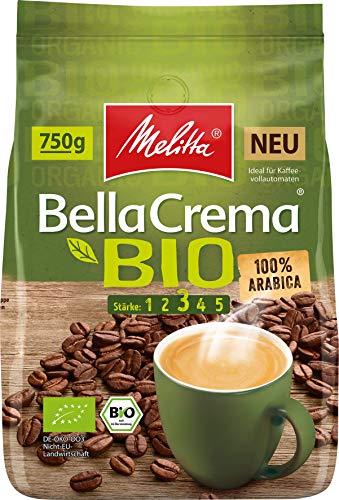 Melitta BellaCrema Bio Ganze Kaffee-Bohnen, ungemahlen, Kaffeebohnen für Kaffee-Vollautomat, milde Röstung, geröstet in… – Bild 3