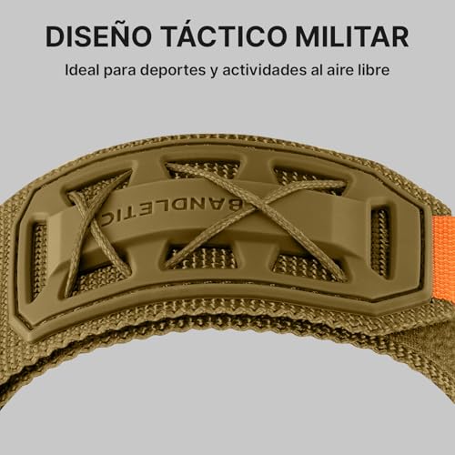 Bandletic 22mm 26mm Quick Fit Outdoor Nylon Bands Compatible with Garmin Watch, Heavy Duty Military Strap for Fenix/Instinc/Tactix Delta/Descent/Epix Pro/Enduro/Quatix