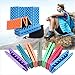 HS 1PC Foldable Folding EVA Foam Waterproof Chair Cushion Seat Pads Mat for Camping Hiking Sports Outdoor Activities (Blue)