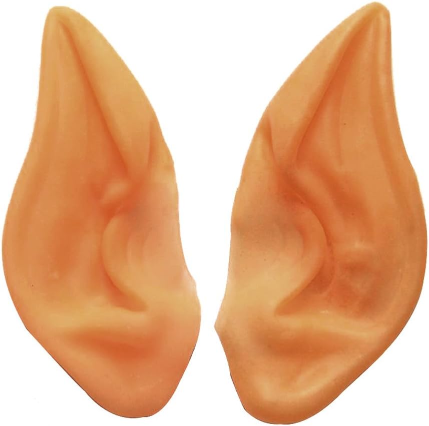 AvenueShop Cosplay Latex Elf Ears Pointed Fairy Costume Anime Anime Hobbit Ear Tips by AvenueShop
