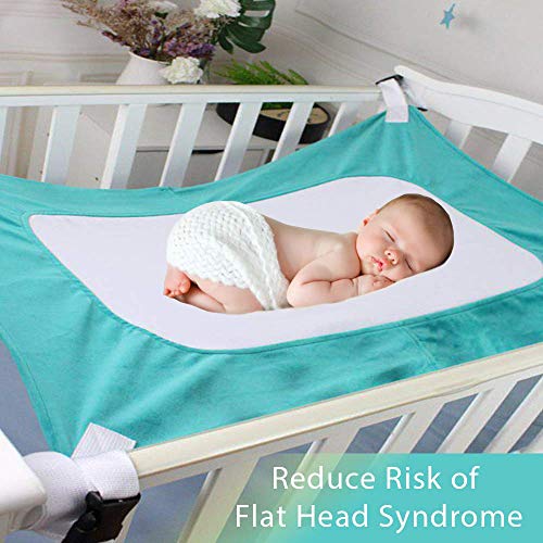 Upgraded Baby Hammock for Crib - Safe Comfortable Healthy Sleep for Newborn - Essentials Bassinet Breathable Mimics Womb Cradle for Boys Girls- Travel Portable Mesh Nursery Nap Reduce Risks Infant Bed