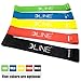 Resistance Loop Bands - Resistance Bands for Legs and Butt Set of 5 12 Inch Resistance Bands with 100% Natural Latex Exercise bands For Physical Therapy, Workout, Pilates and Stretching Training