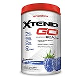 Scivation Xtend Go Amino Energy BCAA Powder, Branched Chain Amino Acids, BCAAs, Blue Raspberry, 30 Servings