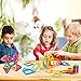 AMOSTING Magnetic Blocks for Kids, Magnetic Tiles Building Blocks Set STEM Educational Toys for Boys and Girls with Storage Bag - 64pcs