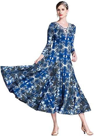 受注生産 新入荷 オーダーメード 社交ダンスドレス ラテンドレス モダンドレス ロングスカート ダンスウエア 競技 デモ ダンス衣装 ワンピース