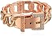 Guess Frozen Chain Link Buckle Hinge Bangle Bracelet