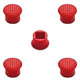 MMOBIEL 5 PCS Rubber TrackPoint Keyboard Mouse Red