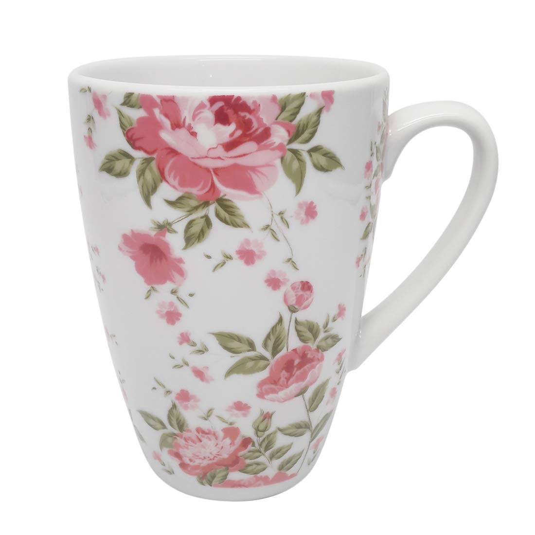 Buy Hitkari Potteries Porcelain Big Coffee Mug 2pcs Vintage Rose Online At Low Prices In India Amazon In