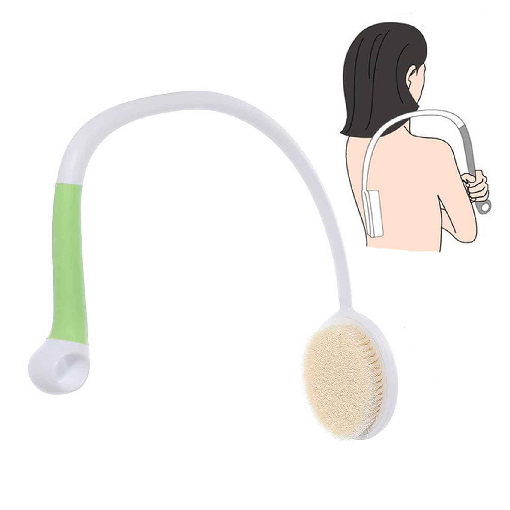 Long Handle Back Brush Ergonomic Soft Bristles for All Body Parts for All Skin Types Gentle Exfoliation Improving Skin Health