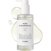 YUMU Coix Seed Deep Pore Cleansing Oil, Vitamin E, BHA, Double Cleansing, Waterproof Makeup Remover, Gentle Oil Cleanser, Blackhead Remover, No Oily Residue, Korean Skin Care (200ml/6.76 fl.oz.)