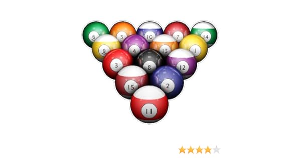 Amazon Com Eye Candy Signs Peel And Stick Pool Balls Decals