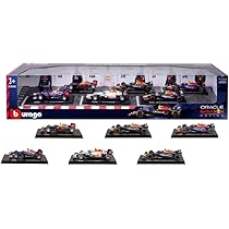 Bburago 1:43 RB Formula 1 Racing Die-cast Model 6-Pack