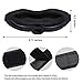 LANBENA Sleep Mask, 3D Sleeping Eye Mask for Men Women, Super Soft and Comfortable, 100% Block Out Light Sleeping Mask for Travel, Shift Work, Naps (Black)