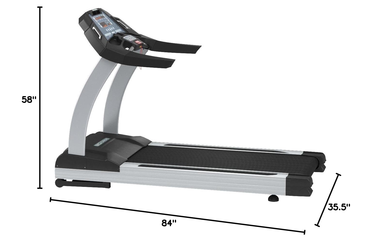 3G Cardio Elite Runner X Treadmill - Commercial Grade - FreeSync FTMS Bluetooth Connectivity - 4.0 HP - Large Ortho Flex Shock Suspension System Deck - Marathon Training - 400 lb Capacity